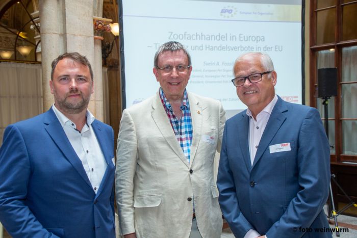 Klaus Krachbüchler, Sein A. Fosså und KommR Kurt Essmann (vlnr.) Klaus Krachbüchler, Sein A. Fosså und KommR Kurt Essmann (vlnr.)
